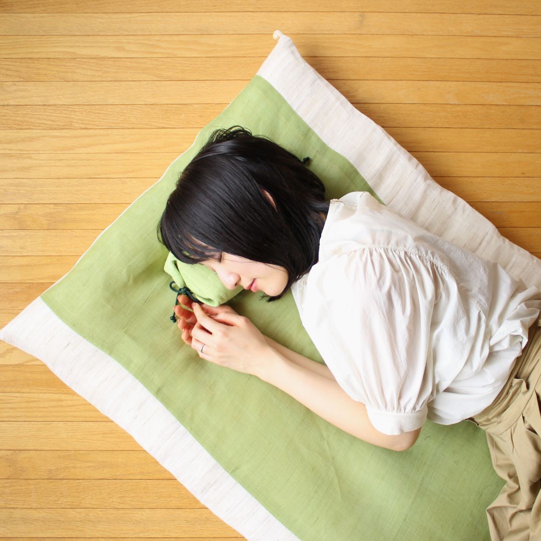 ごろ寝敷きふとん | 麻生地 たわら枕や長枕と合わせて、極上のおひる寝はいかがですか?