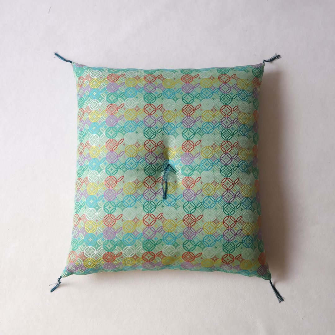 京座布団 | 七宝 翡翠