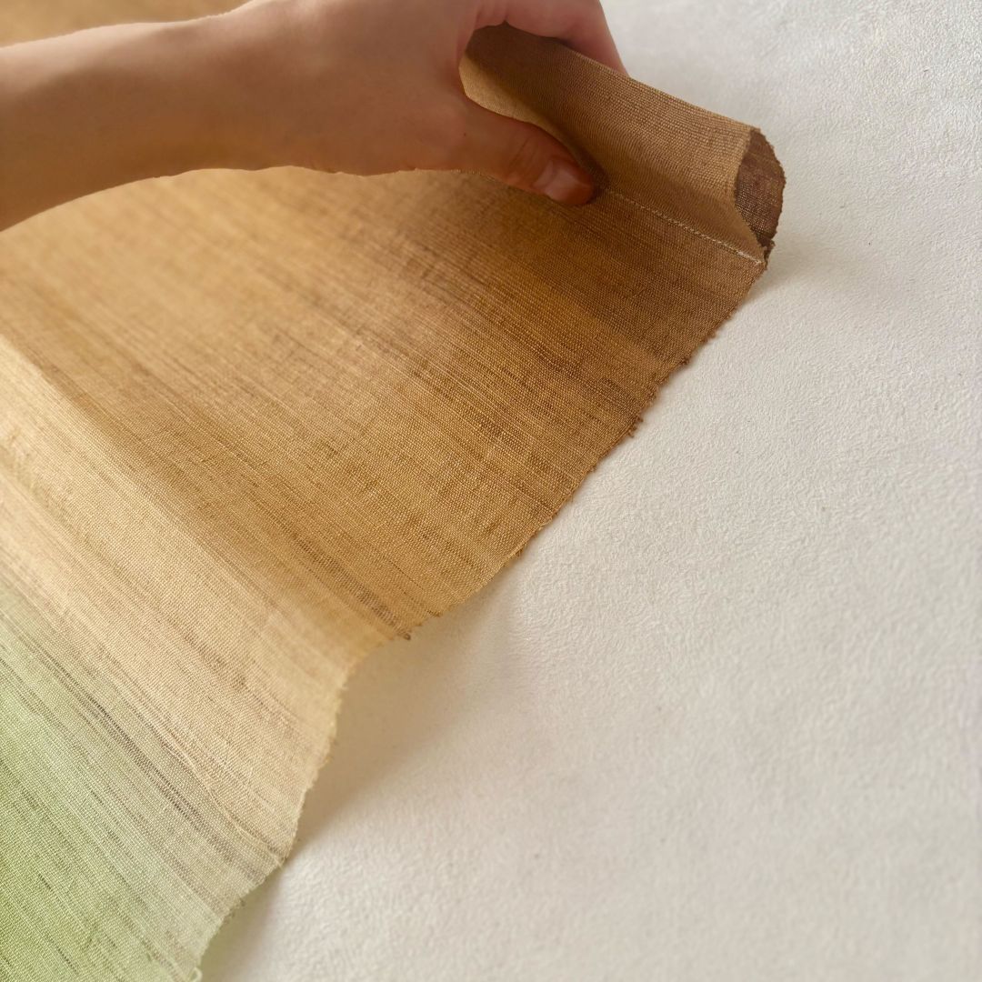 のれん | 引き染め(麻生地) 袋縫い仕立てです