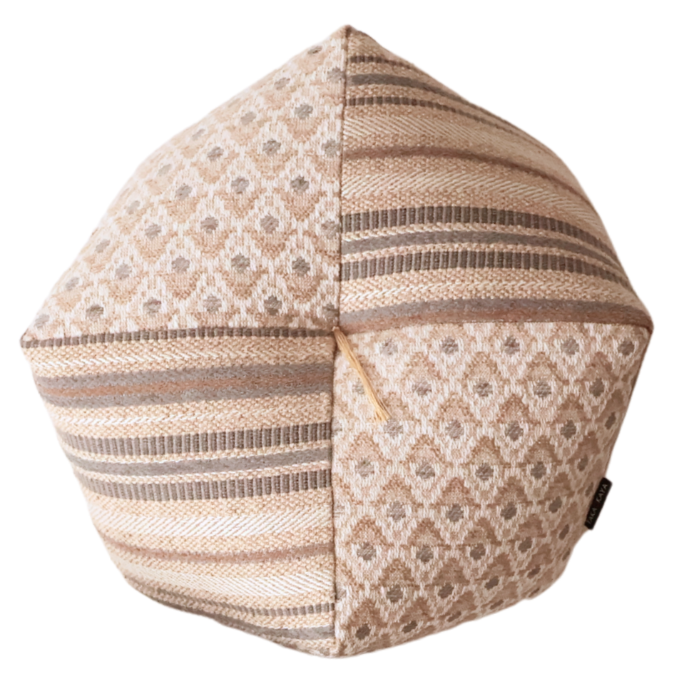 Ivory/ terra-cottaxbraid