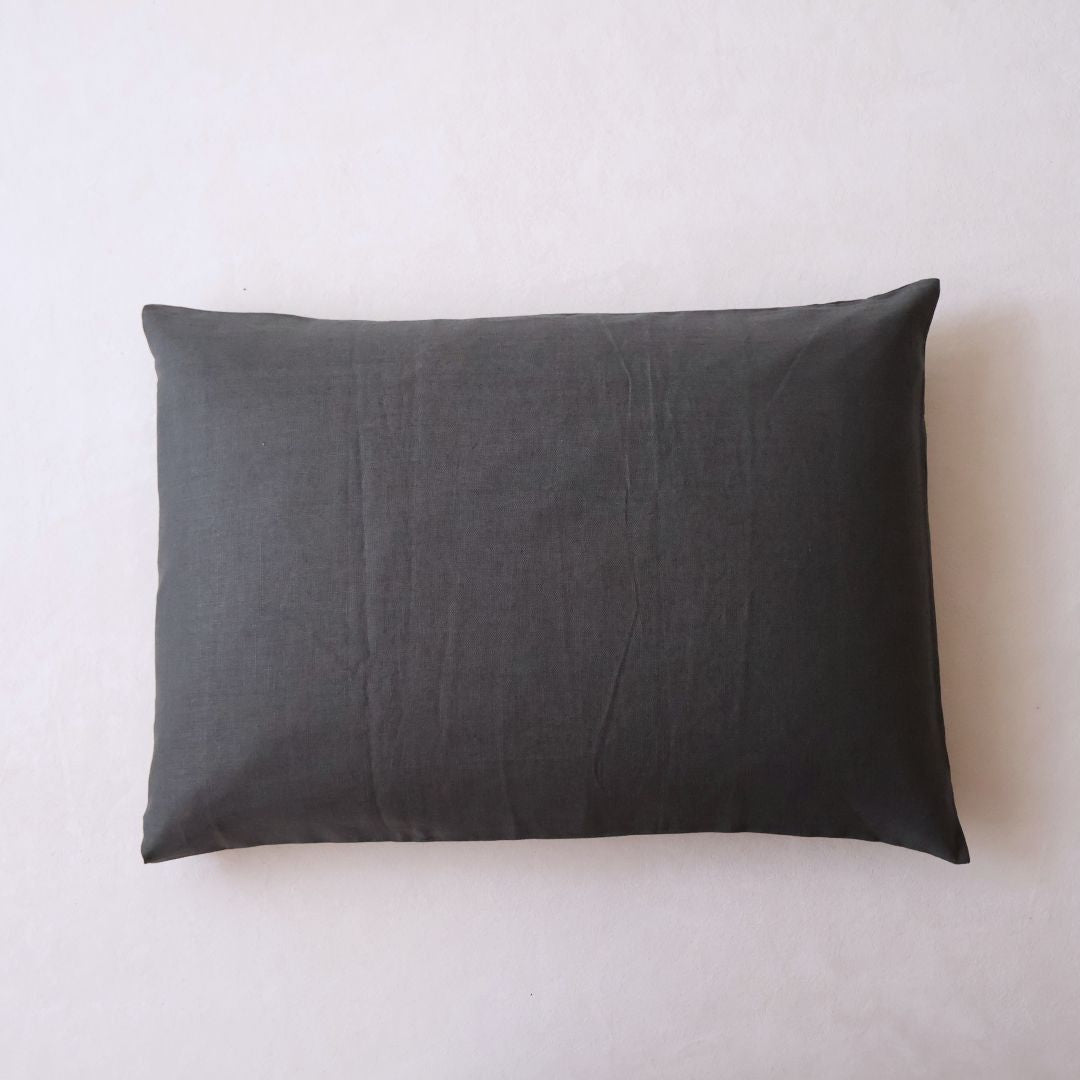 まくらカバー | 京の麻 ブラック