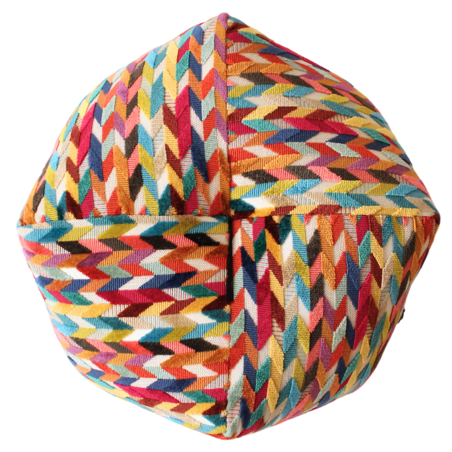 おじゃみ座布団 | irodori collection by Osborne&Little (オズボーンアンドリトル) zig zag pop