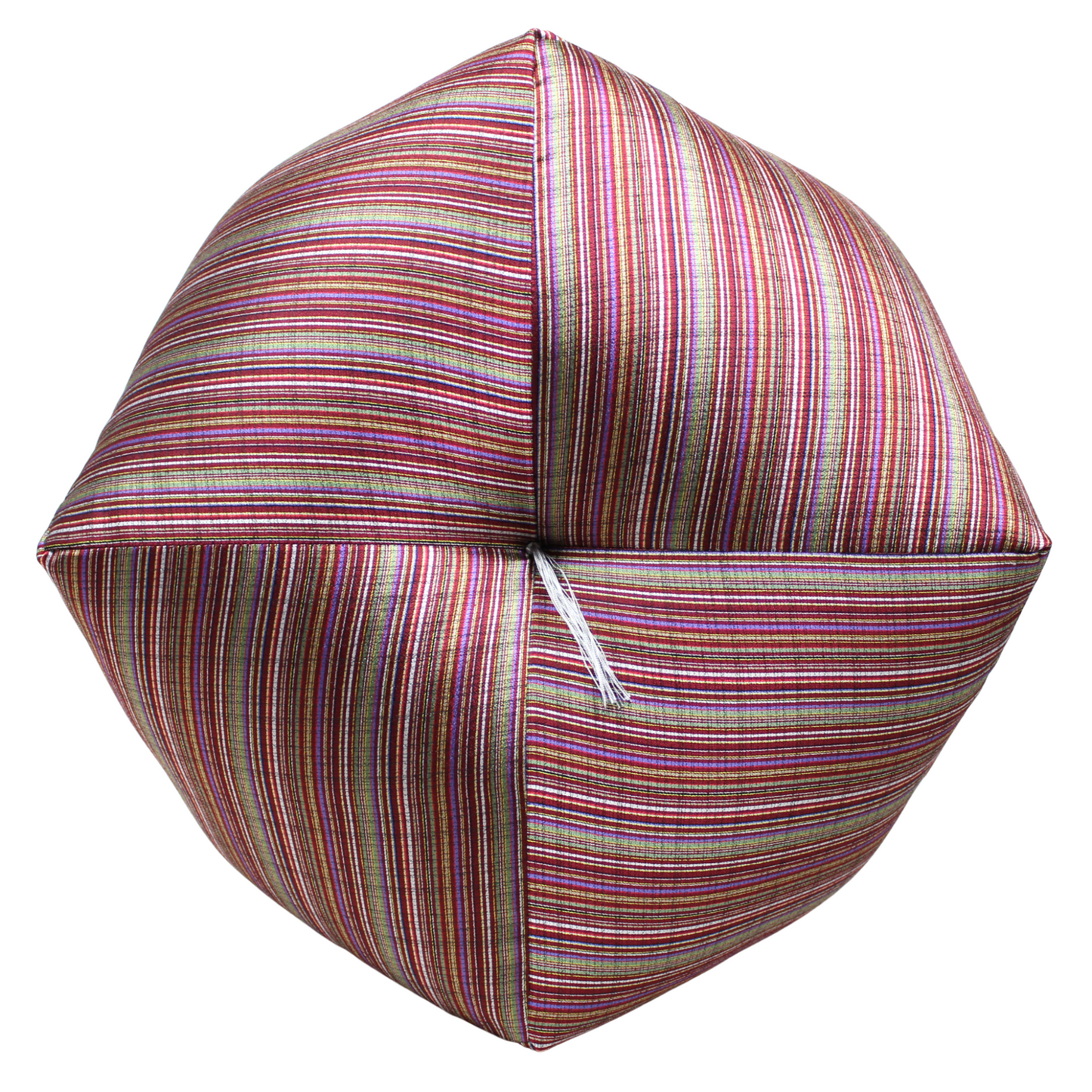 おじゃみ座布団 | 西陣織 矢鱈縞 牡丹