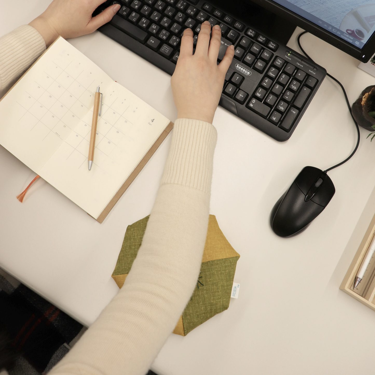 おじゃミニ 41.菜の花 × 42.萌黄