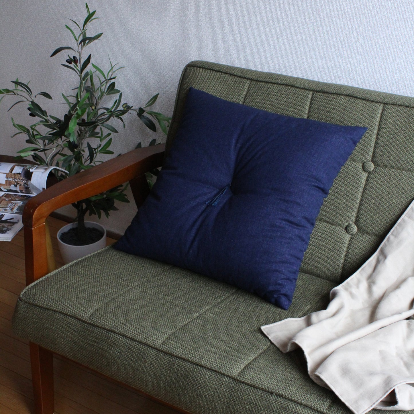 背あて布団 | 綿生地 45.褐色