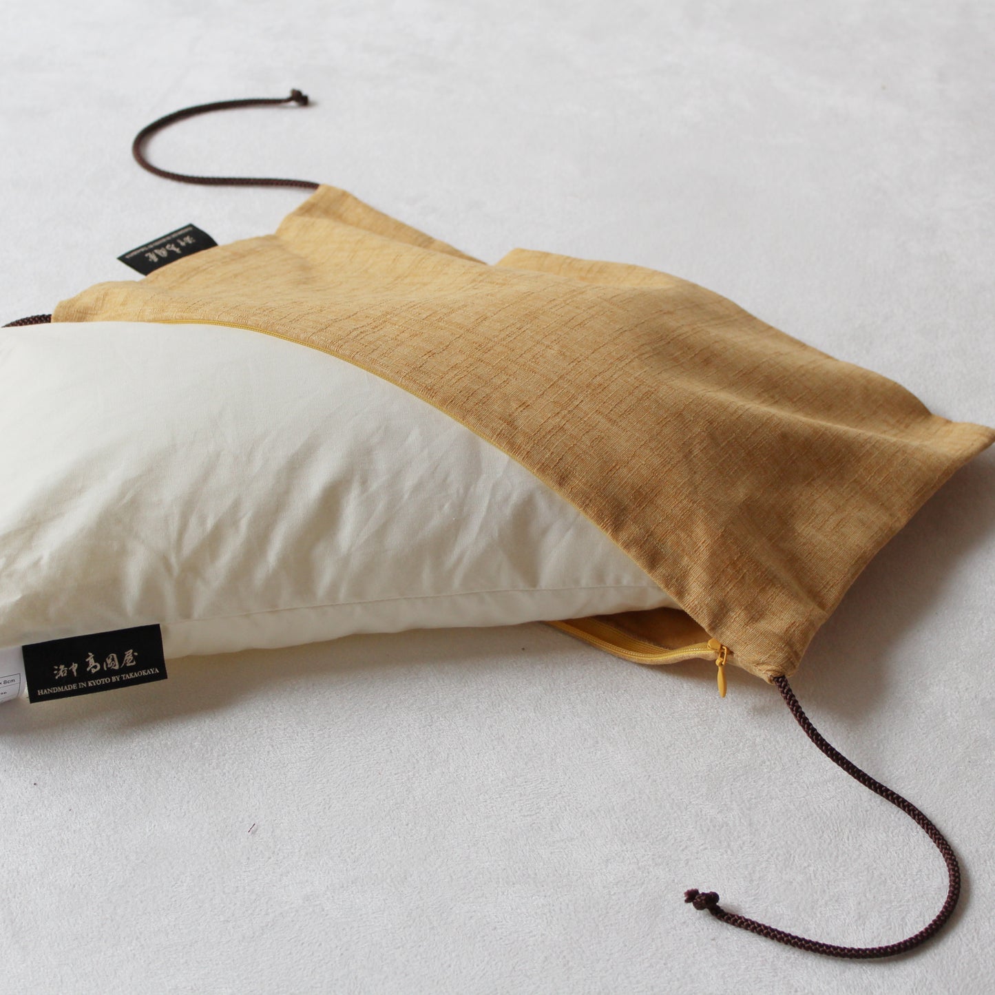 たわら枕 | 綿生地 タイプ:カバーセット |生地:28.金木犀(カバー)