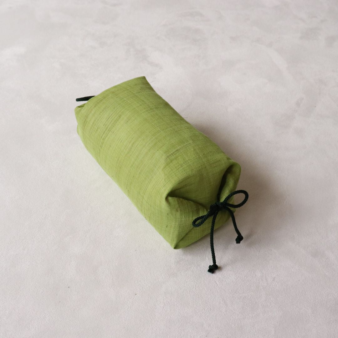 たわら枕 | 麻生地 003.苗色
