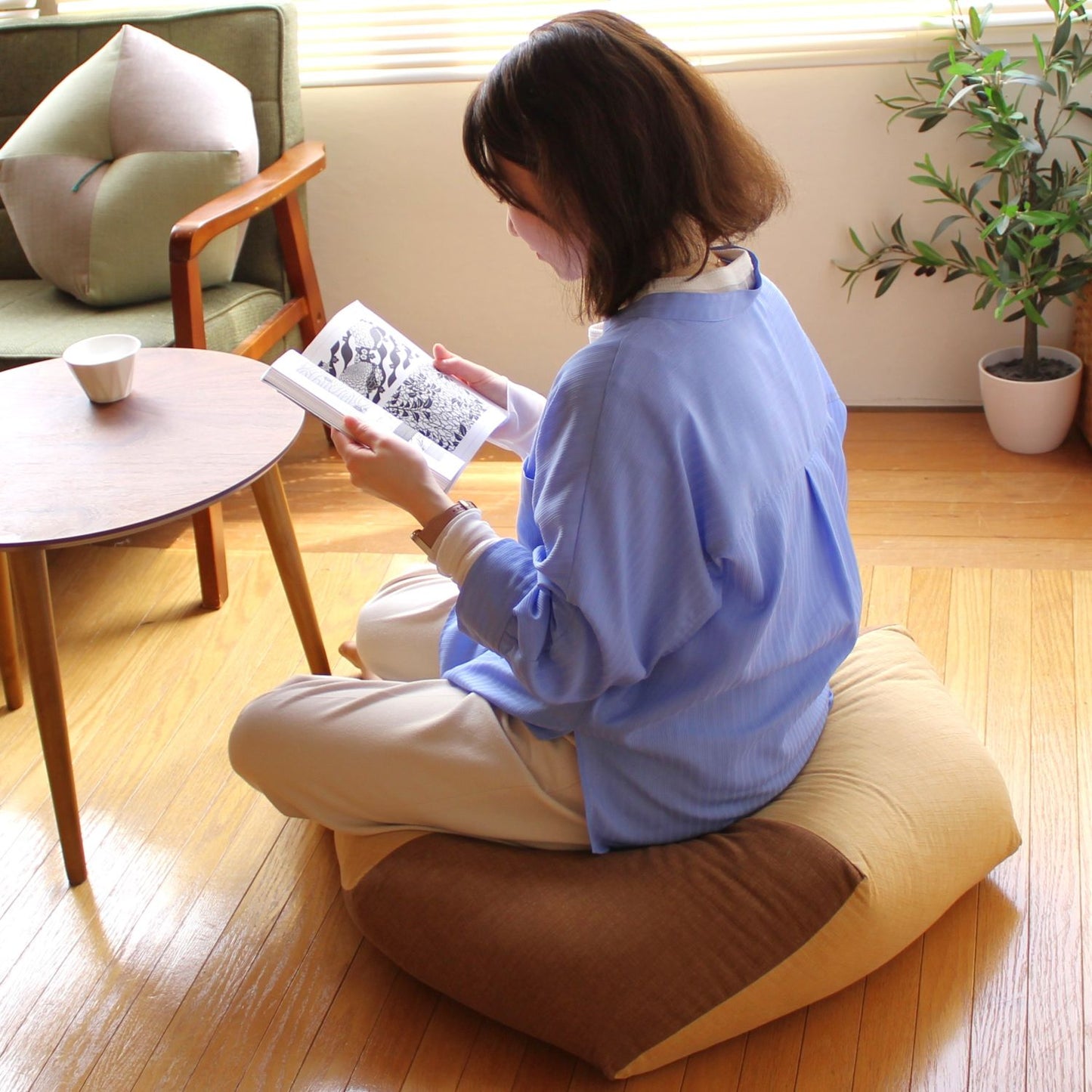 おじゃみセッティ | 綿生地 おじゃみセッティLサイズ(モデル身長 約150cm)