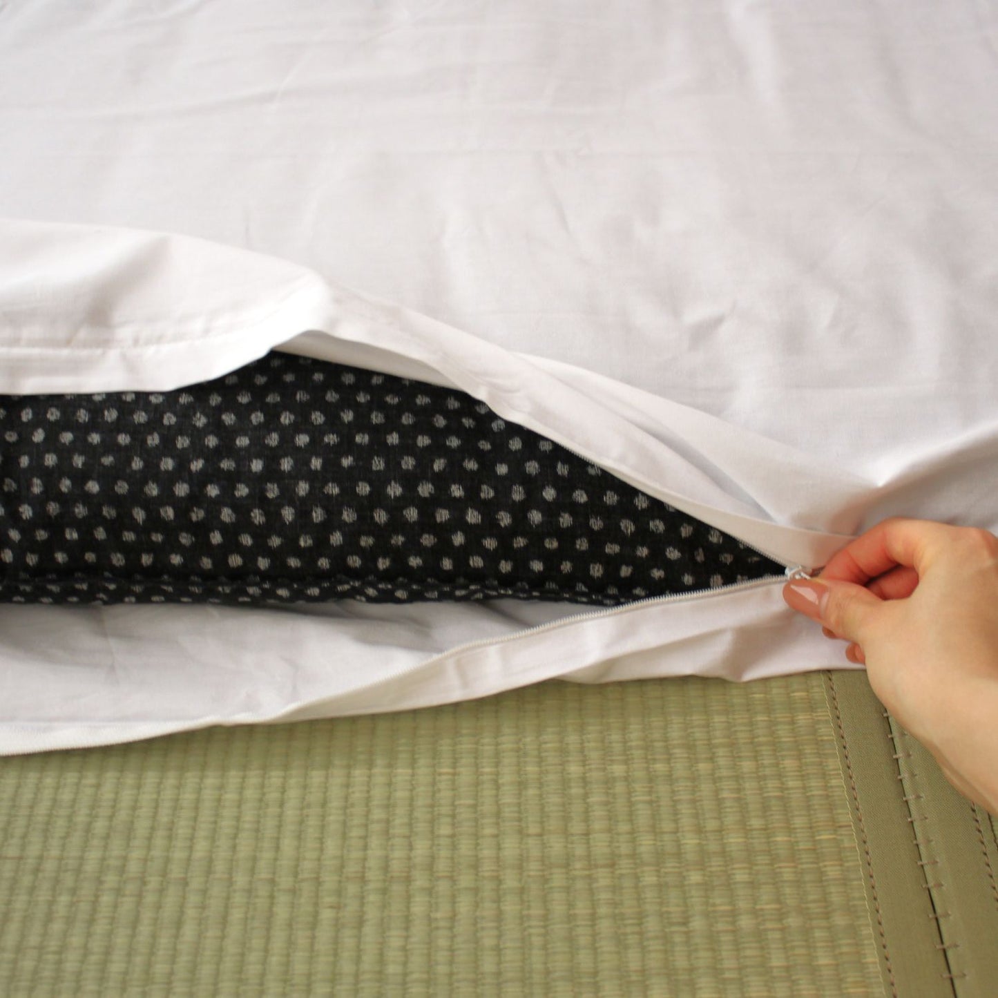 敷き布団カバー | 白・綿生地 敷き布団カバー | 白・綿生地