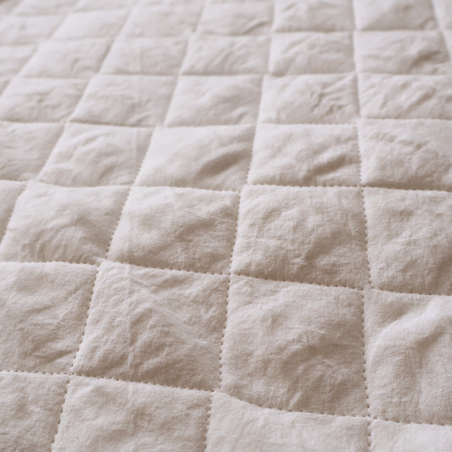 本麻敷きパッド | ホワイト(ラミー) 本麻敷きパッド | ホワイト(ラミー)