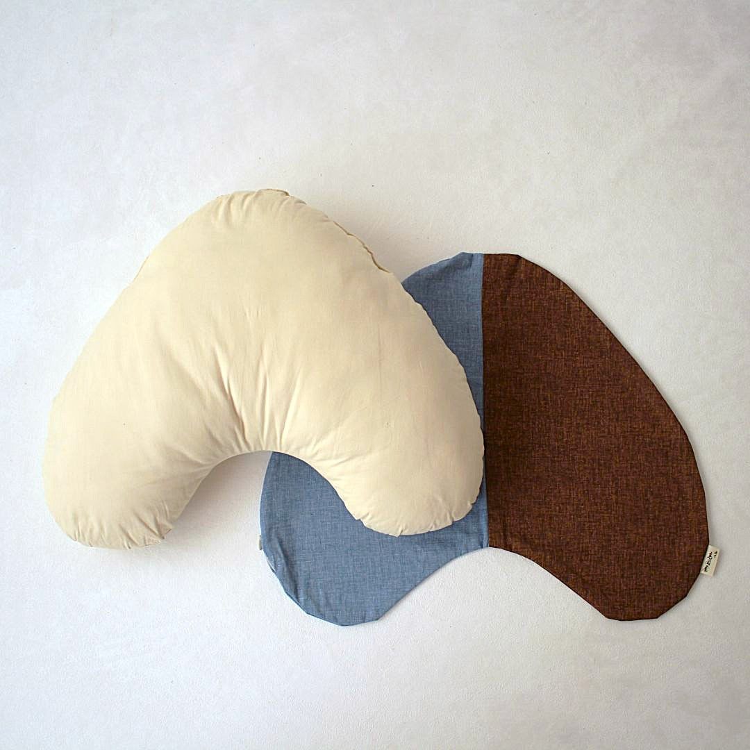 utane(うたね)| 綿生地 カバーセット
カバーデザイン:ツートン|25.勿忘草x38.檜皮