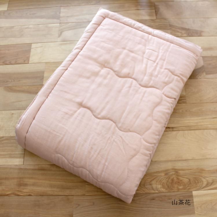 洗える羊毛肌ふとん | スフレガーゼ 山茶花(さざんか)