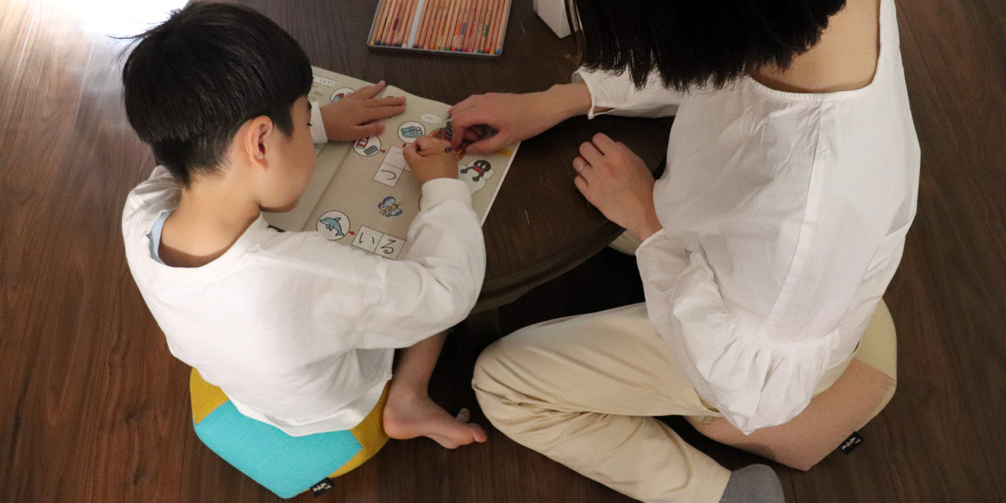 親子でくつろぐ寛具（かんぐ）の組み合わせ方