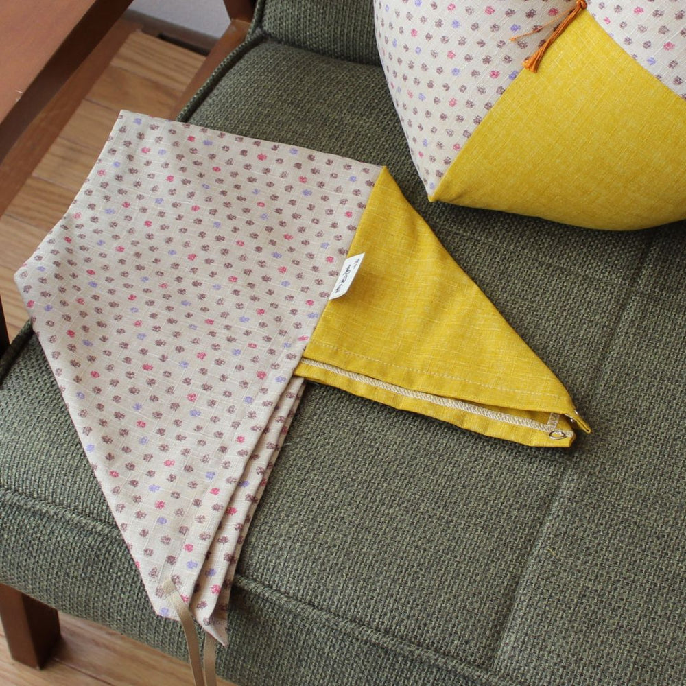 三色あられｘ菜の花