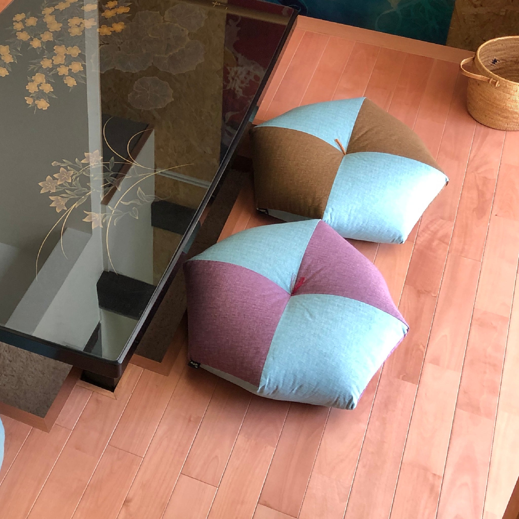 高岡屋　おじゃみ座布団　3個セット 楽天市場】【座布団セット】おじゃみ座布団＆カバーセット