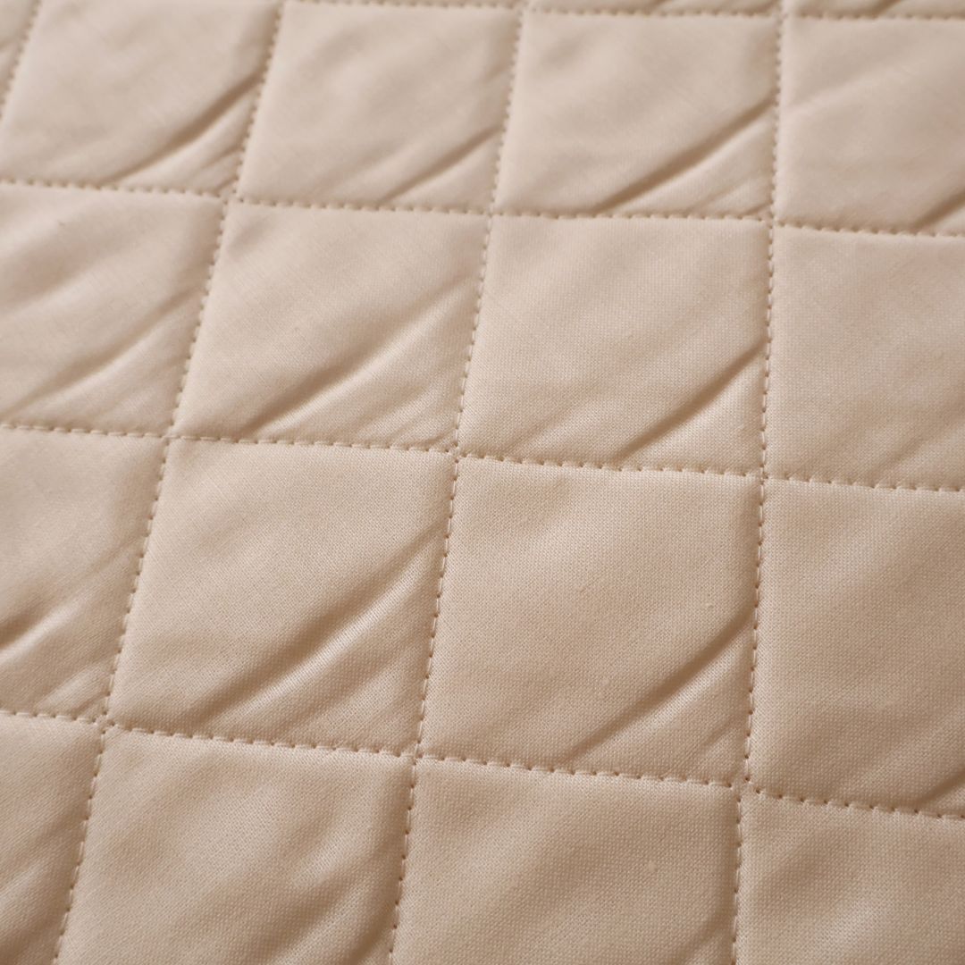【未使用】最高級 本麻 敷きパッド シングル キルティング 日本製 リネン 敷きパッド シングル 100×200cm 裏表両面使える リネン